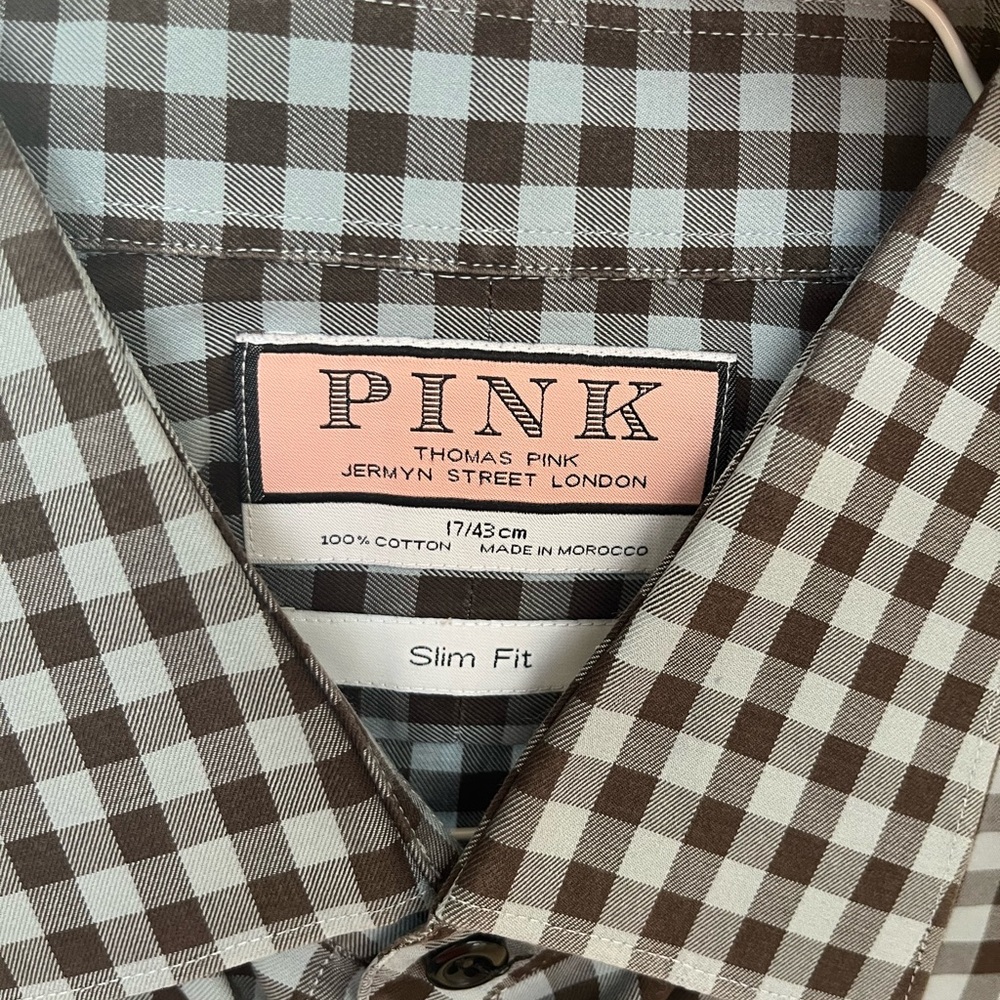 Thomas link men’s dress shirt Xl